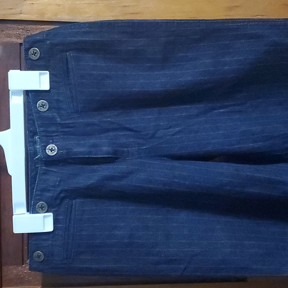 Lauren Jeans Company Pinstriped Jeans Size 2 - Picture 2 of 7